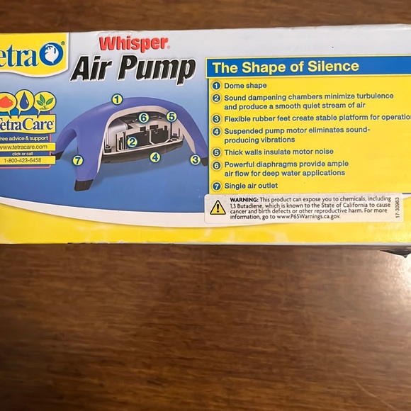 EUC Tetra air pump for up to 40 gallon aquariums - Picture 2 of 4